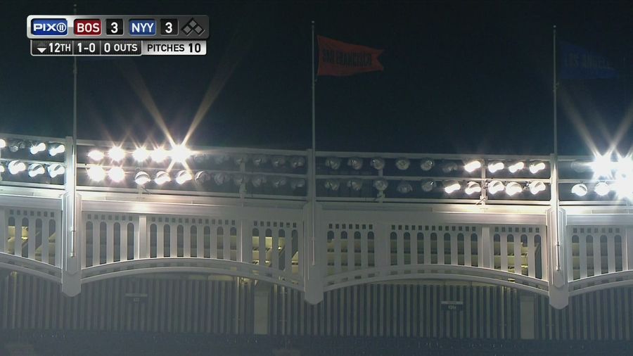 Red Sox-Yankees Misery Extended Further By Power Outage
