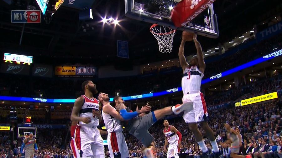 Steven Adams Offers Bradley Beal Swift Kick To The Dick And Balls