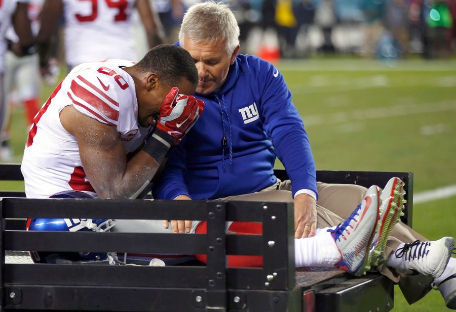 Victor Cruz&#39;s Injury Made Everyone Sad