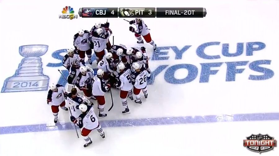 Columbus Blue Jackets Win First Ever Playoff Game In Double Overtime