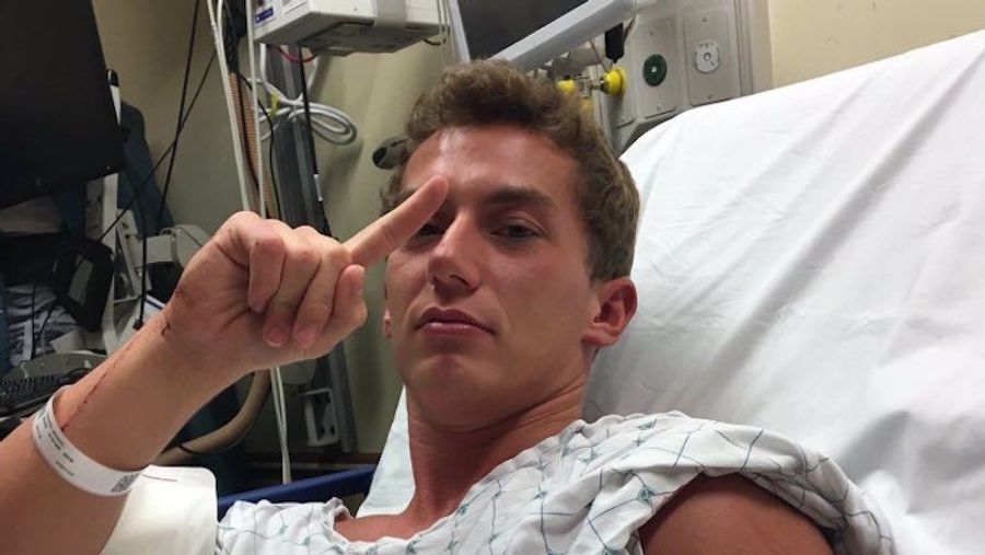 Georgia Fan Celebrates Too Hard, Ends Up In Hospital
