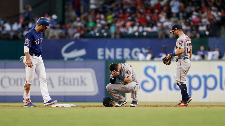 Alex Bregman Fielded A Grounder With His Face