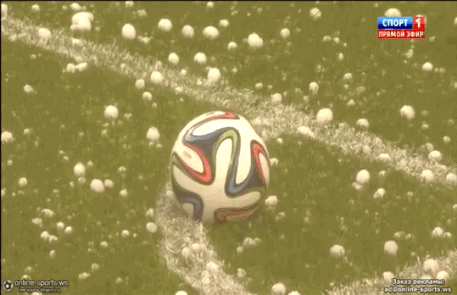 Belgium's World Cup Tune-Up Interrupted By Giant Hail Storm