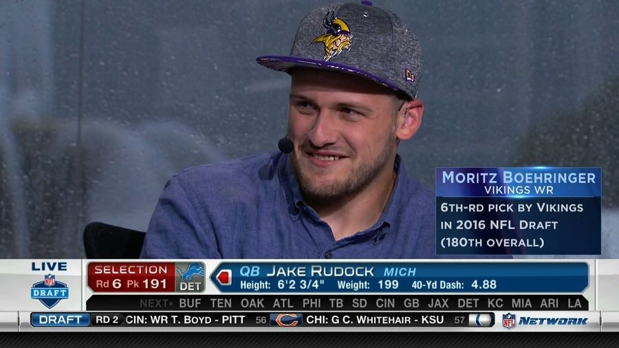 In An NFL First, The Vikings Just Drafted A Receiver Straight Out Of Germany