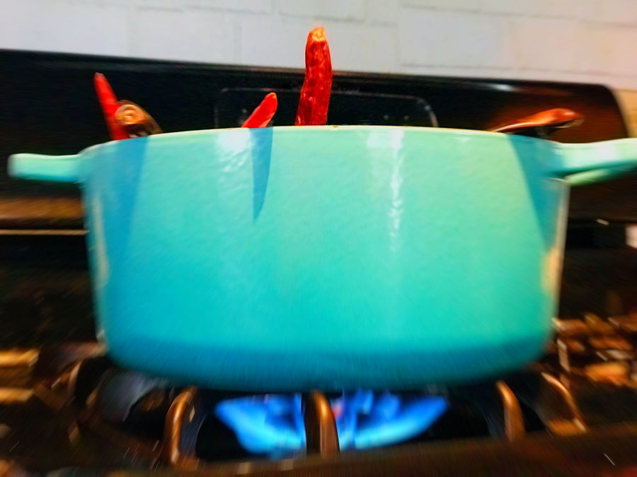 Make Some Fiery Red Chili Sauce And Put It On Stuff