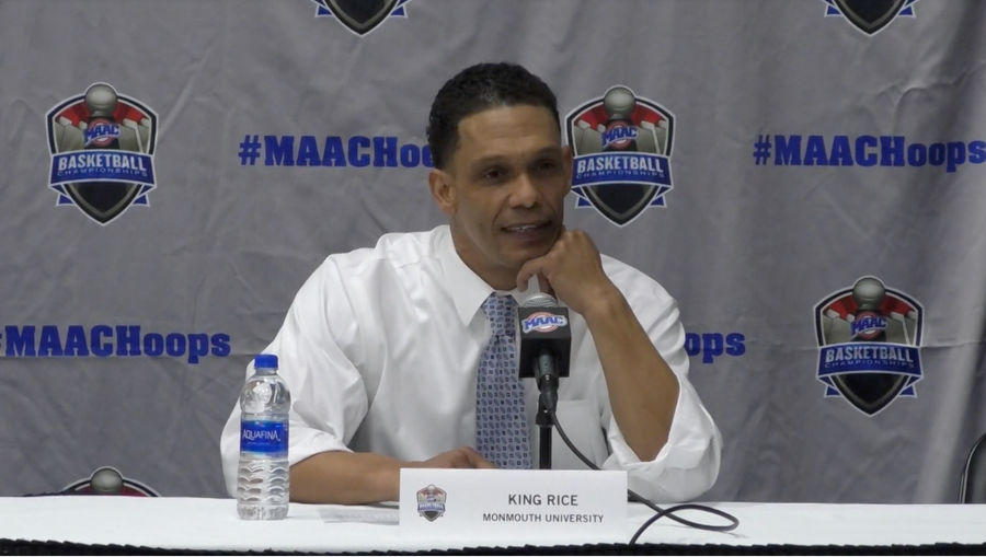 Monmouth Coach King Rice Calls Out Absurd MAAC Rules That Prevented Him From Bringing His 7-Year-Old Son To The Postgame Press Conference