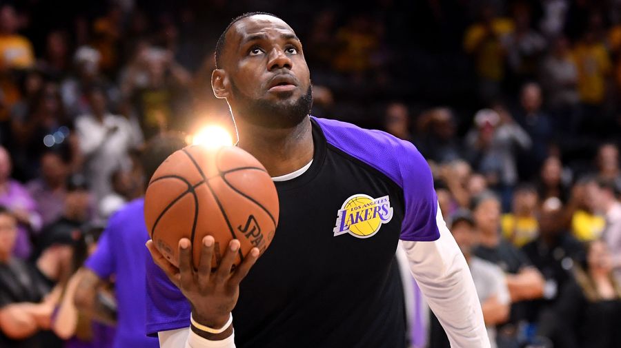 LeBron, In A Lakers Uniform, Doing LeBron Stuff