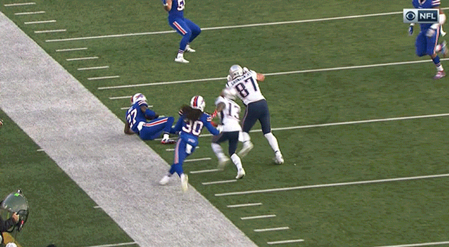 Bad Gronk Squashes Opponent After The Whistle, Somehow Doesn't Get Ejected<em></em>