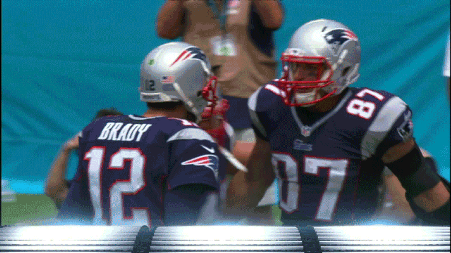 Yo, Brady, Careful With The Gronk!