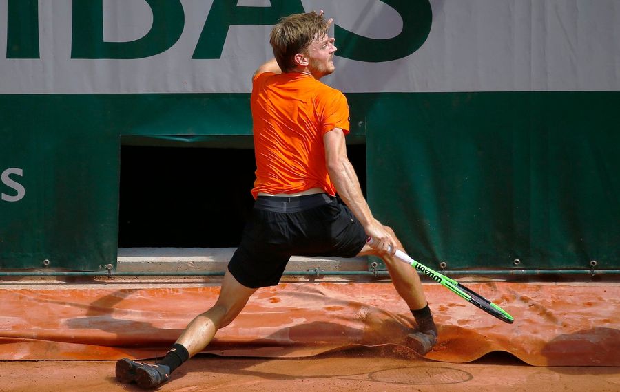 David Goffin Retires From French Open Match After Tarp Fucks Up His Ankle