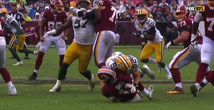 Clay Matthews Was Flagged For Another Weak Roughing The Passer Call