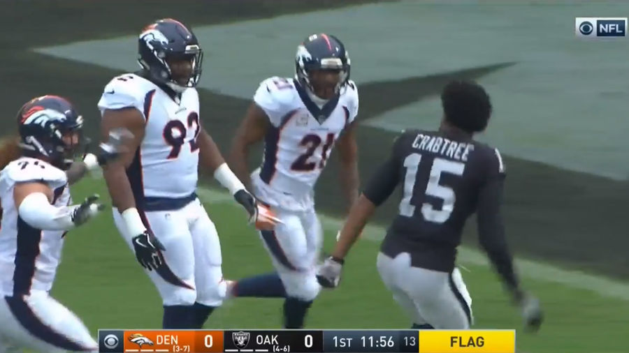 Aqib Talib And Michael Crabtree Both Suspended One Game For Chain-Snatching Fight [Update]
