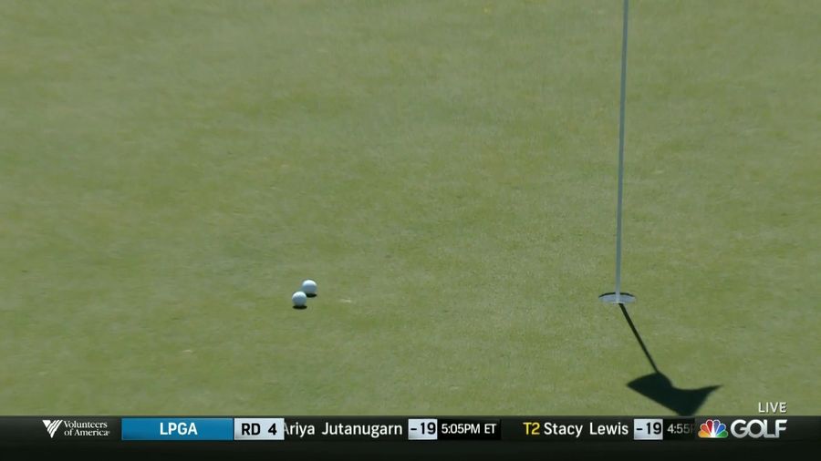 Zach Johnson Banks In Birdie Shot Off Another Player&#39;s Ball