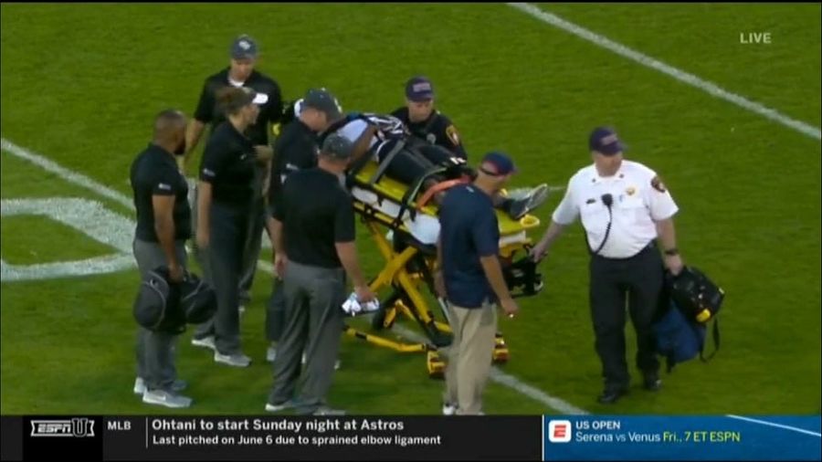 The College Football Season Began With A UCF Player Carried Off On A Stretcher<em></em>