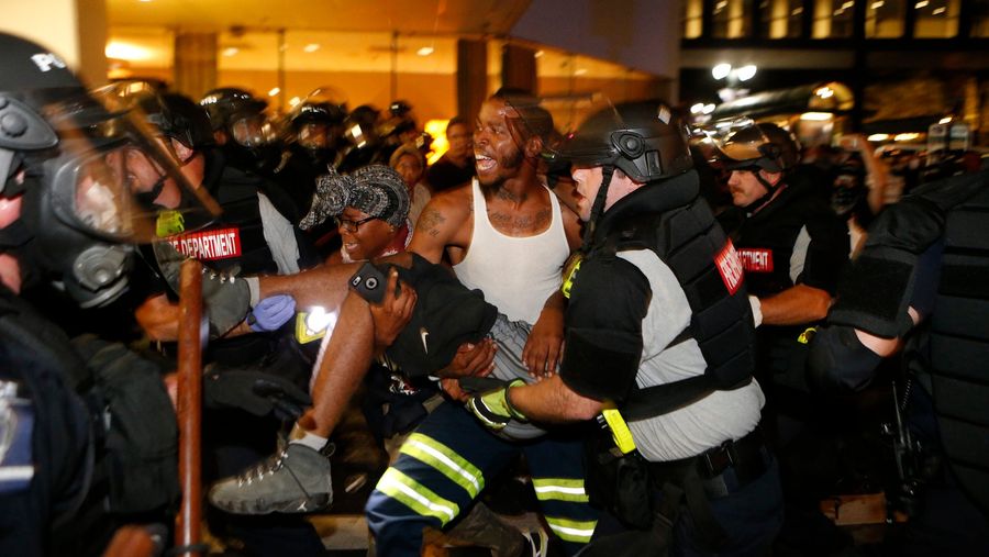Reports: One Shot, Several Injured As Protests In Charlotte Turn Violent [Updating]