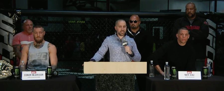 Nate Diaz Accuses Conor McGregor Of Steroid Use At Impressively Ludicrous Press Conference
