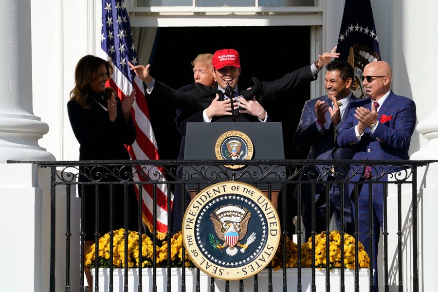 World Champion Washington Nationals Catcher Kurt Suzuki Feels His President's Love