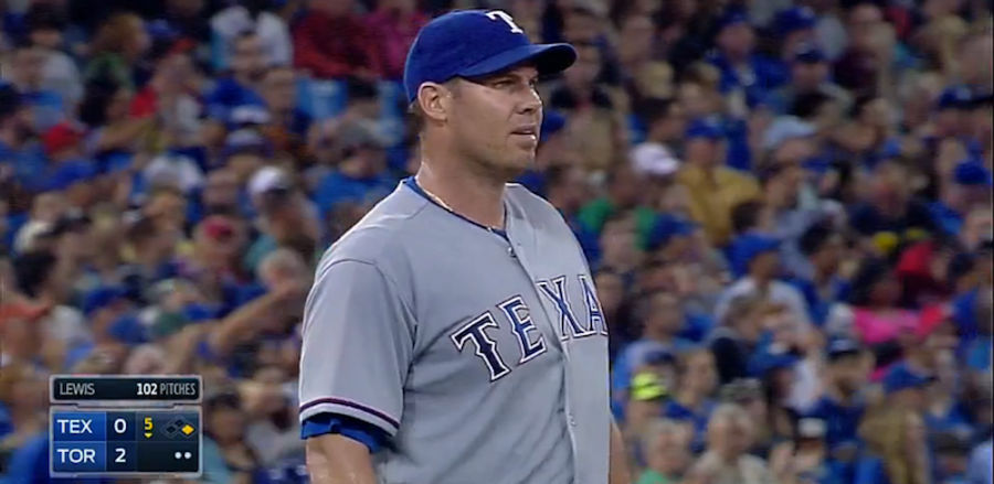 Colby Lewis Mad At Opponent For Trying To Help His Team Win
