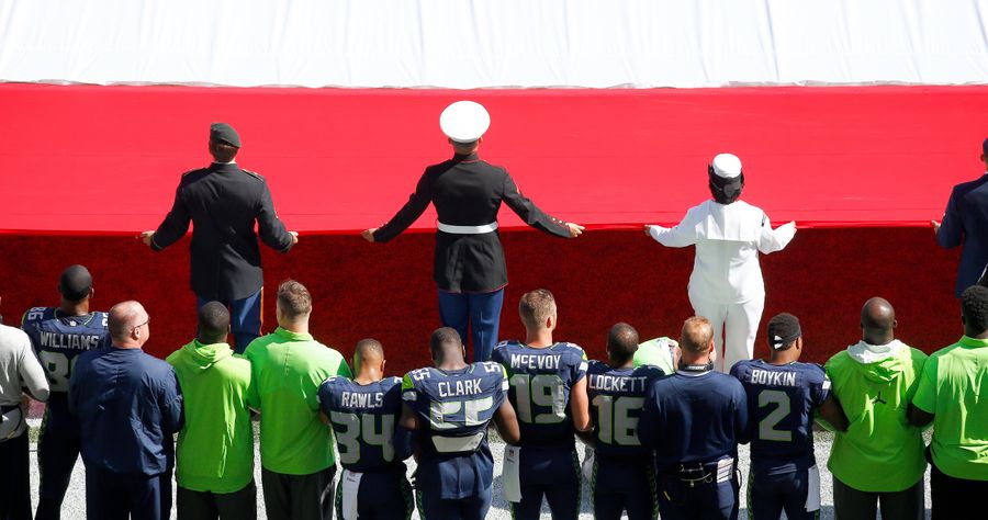 The Seahawks Would Like To See White NFL Players Join The National Anthem Protests