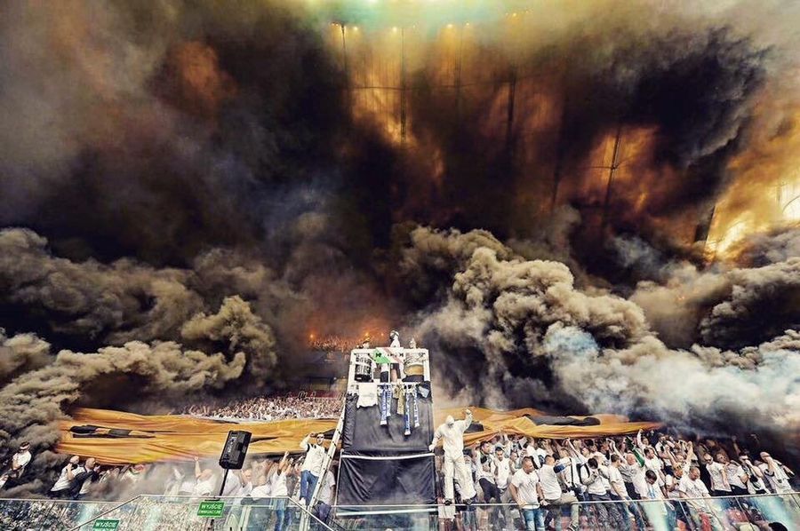Yes, This Is A Normal Thing For A Soccer Crowd To Look Like