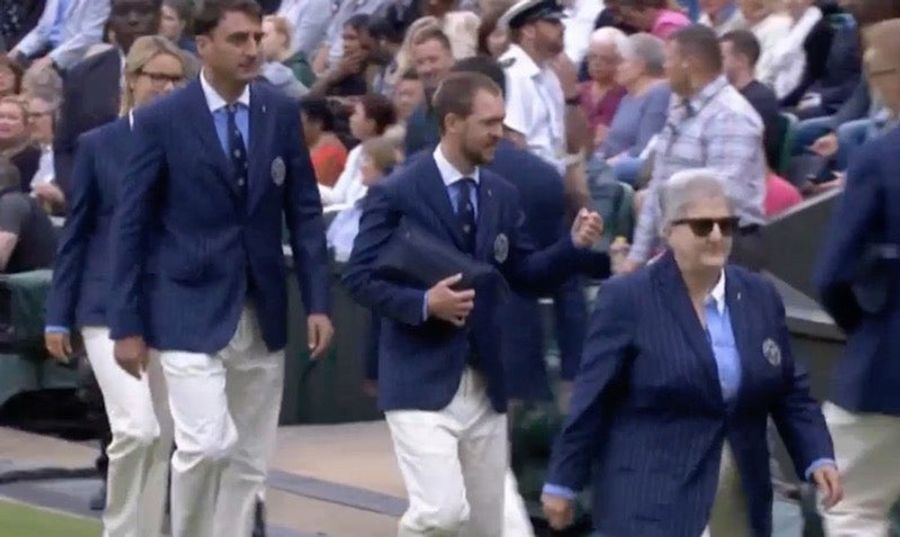 Wimbledon Line Judge Goes For Fist Bumps, Is Rudely Denied