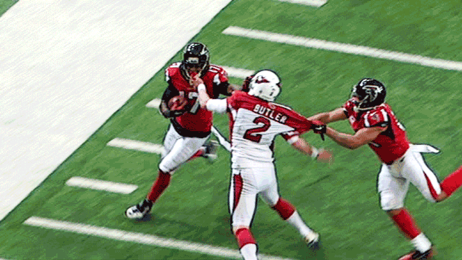 Devin Hester TD Called Back After Punter Abuses His Face