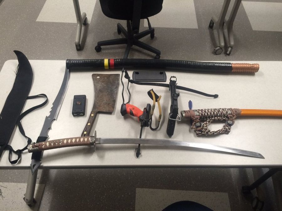 Weapons Seized Outside Winter Classic At Patriots Stadium, Ranked