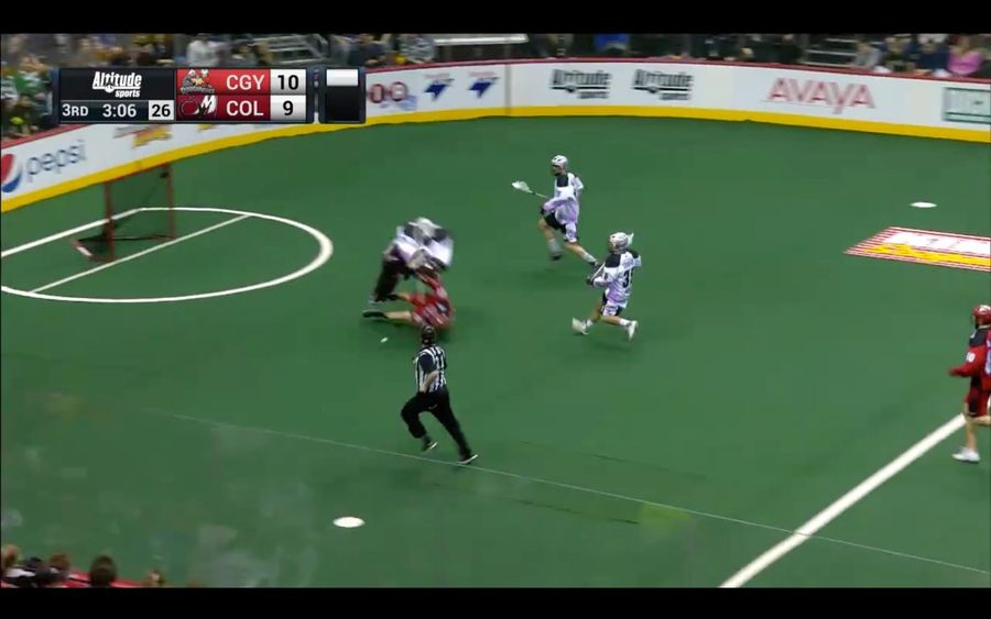 Lacrosse Goalie Flattens Lacrosse Guy Who Tried To Bring That Weak Shit