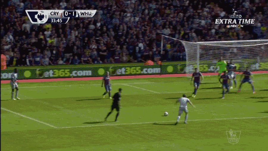 Mauro Zárate Drills Home Magnificent Volley Off The Deflection