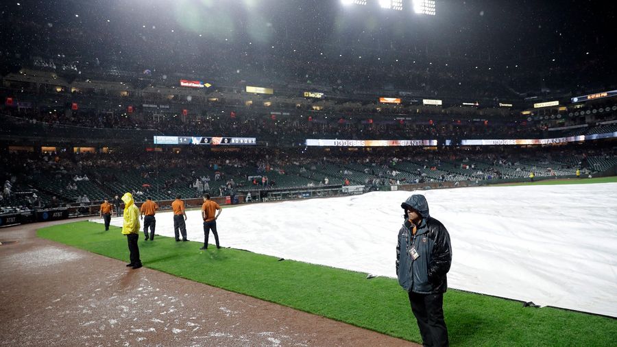 Dodgers And Giants Delay Game, Have One At-Bat, Delay For Nearly Three Hours More, Finally Decide To Play