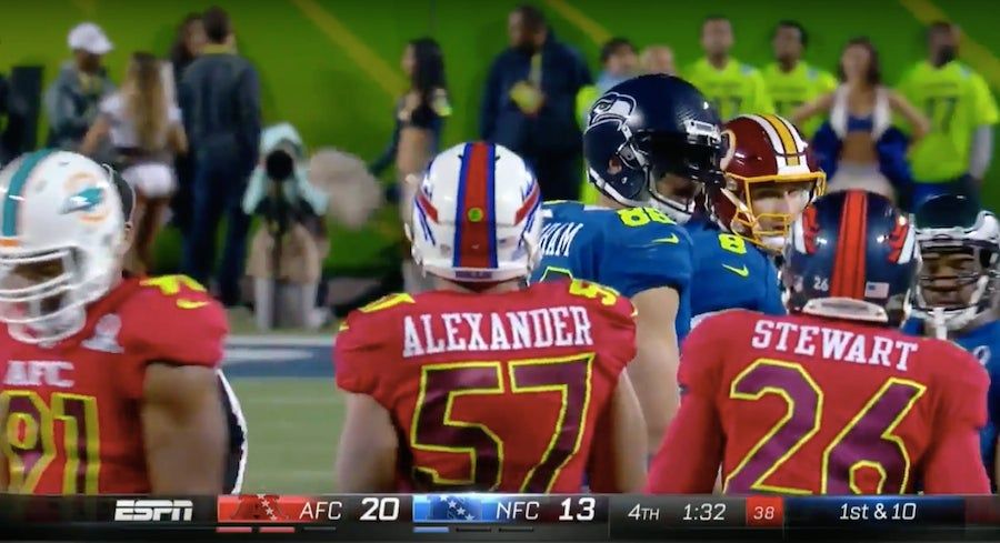 Player Gets Mad After Tackle At The Pro Bowl<em></em>