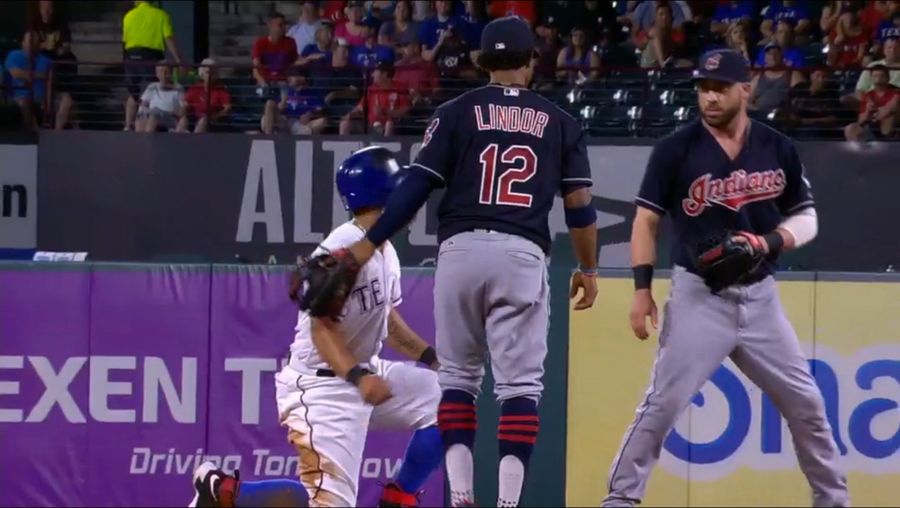 Jason Kipnis Messes With Rougned Odor, Delighting The Rangers Bench