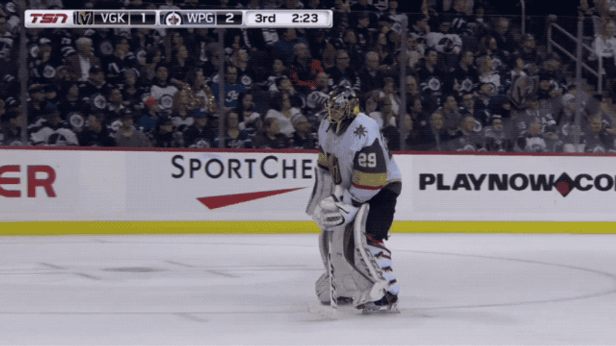 Marc-Andre Fleury Got Busted Building A Snow Wall