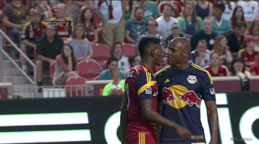 MLS Player Gets His Dick Grabbed, Gets A Yellow Card For Flopping