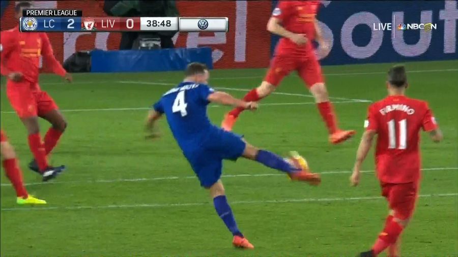 Danny Drinkwater Strikes Perfect Volley As Leicester Bang On Liverpool