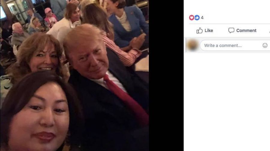 Of Course The Founder Of Orchids Of Asia Watched The Super Bowl With Donald Trump