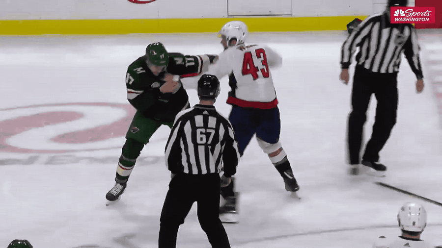 Yep, Tom Wilson Got Into A Fight In His First Game Back
