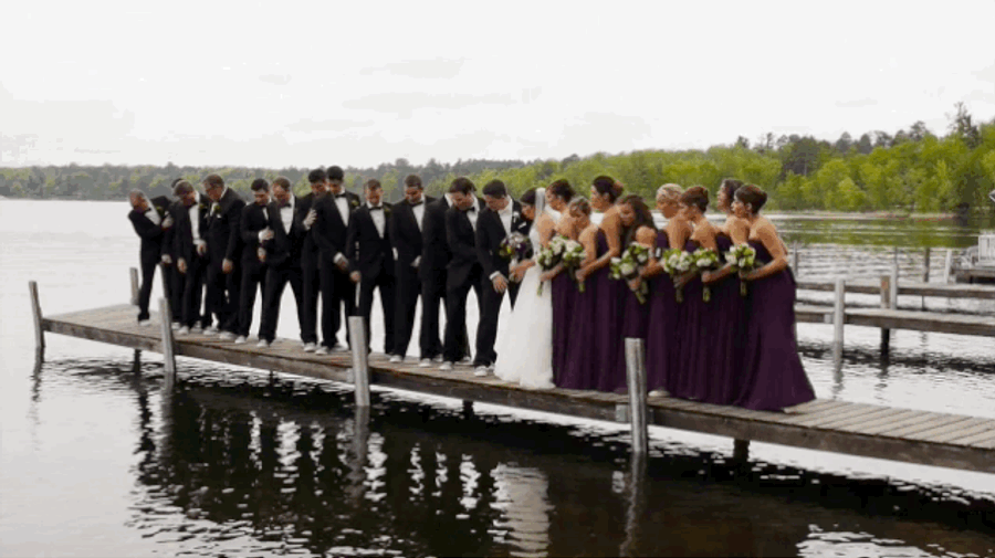 Wedding Photo Shoots Continue To Be Menaced By Collapsing Docks