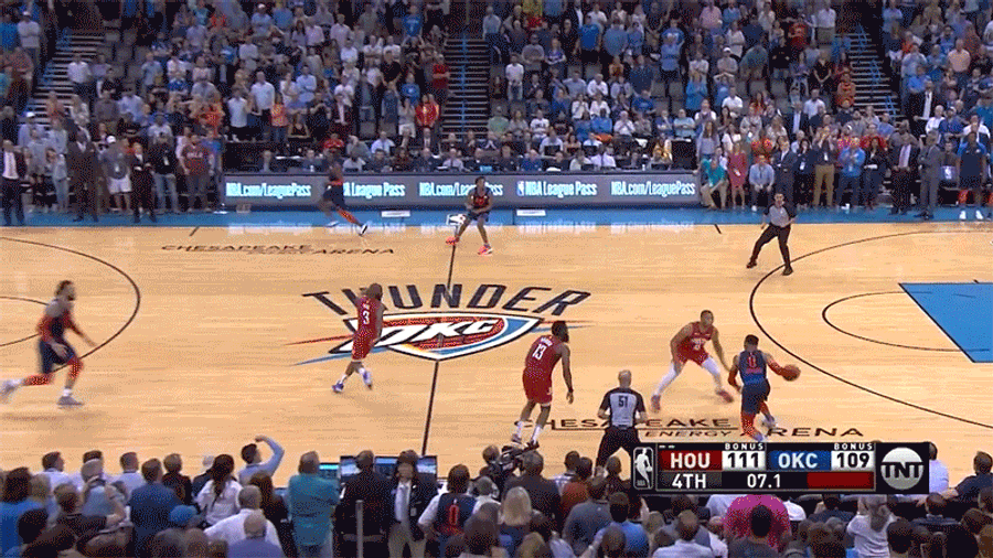 Paul George Ended A Crazy Game On A Crazy Bucket
