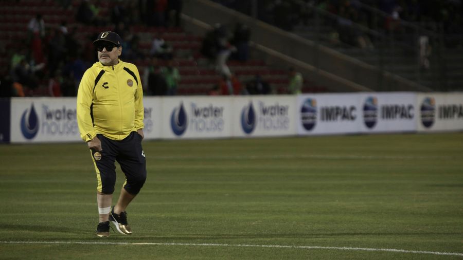 Diego Maradona Struggles To Complete A Word In Post-Match Interview
