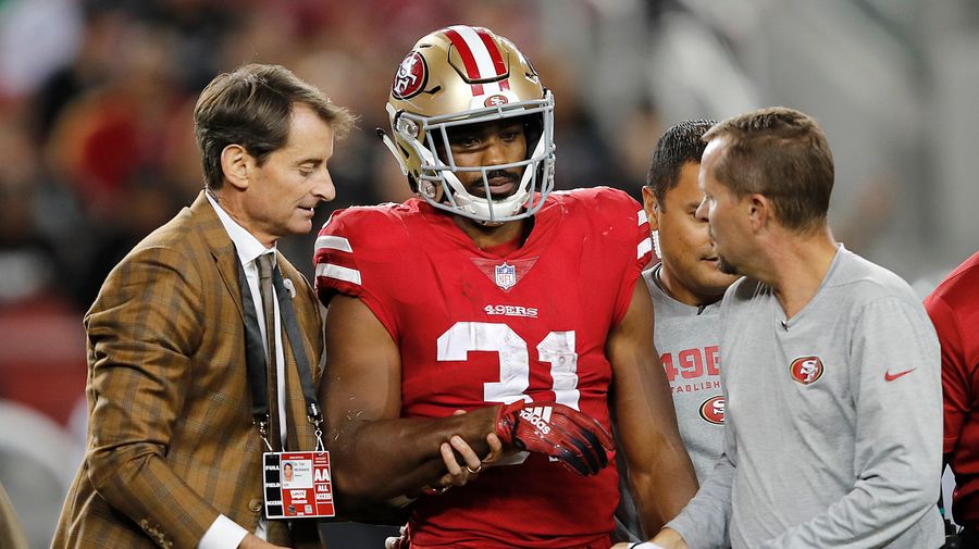 Raheem Mostert Leaves Game With Gut-Churning Arm Injury [Warning: Graphic]