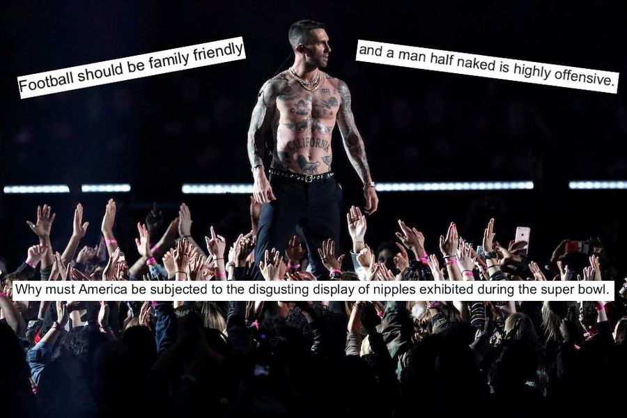 America Vs. Adam Levine's Nipples: All The FCC Viewer Complaints About The Super Bowl Halftime Show