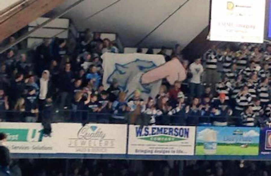 UMaine Fans&#39; Sign Features Opposing Mascot Sucking A Dick