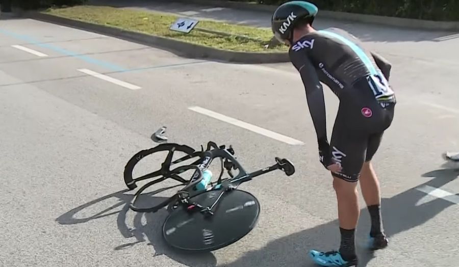 Cycling Team Derailed By Disintegrating Wheels