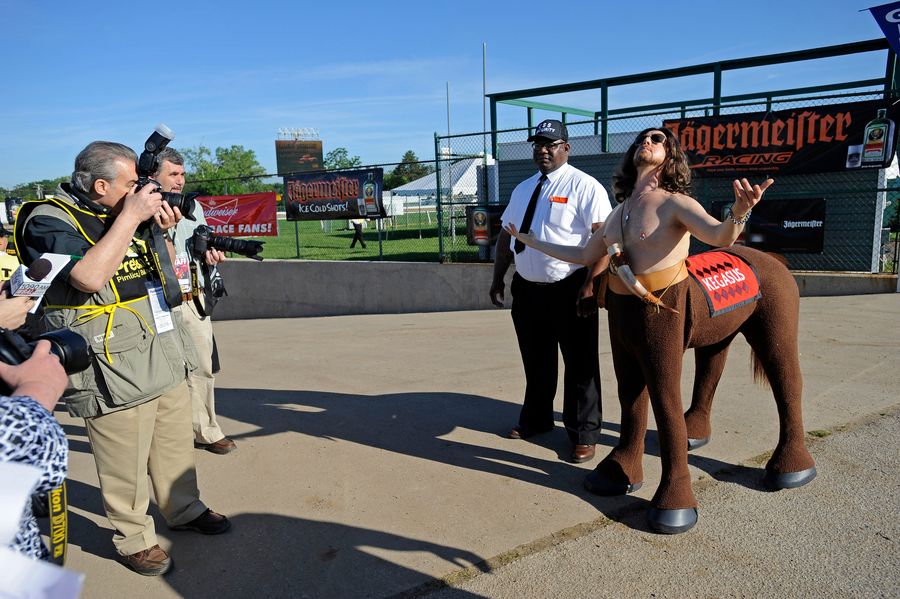 A Look Back At Kegasus, The Bizarre And Boozy Preakness Mascot