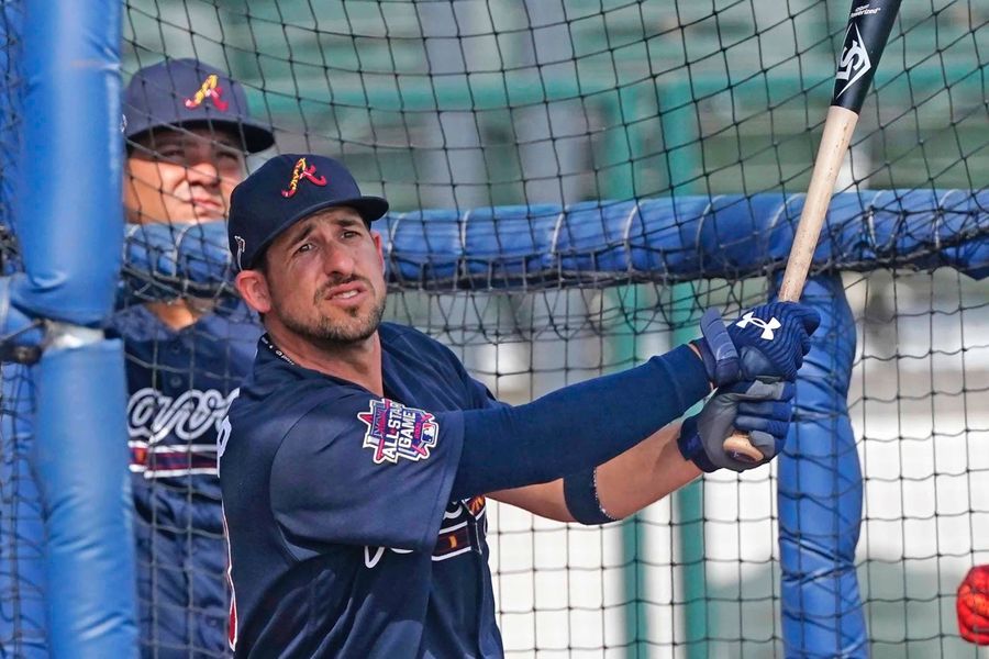 Welcome back, Kazmar! Braves’ infielder claws his way back to The Bigs today after 13-year absence