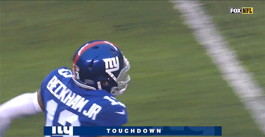 Odell Beckham Jr. Slings Touchdown To Maintain Perfect Passing Record
