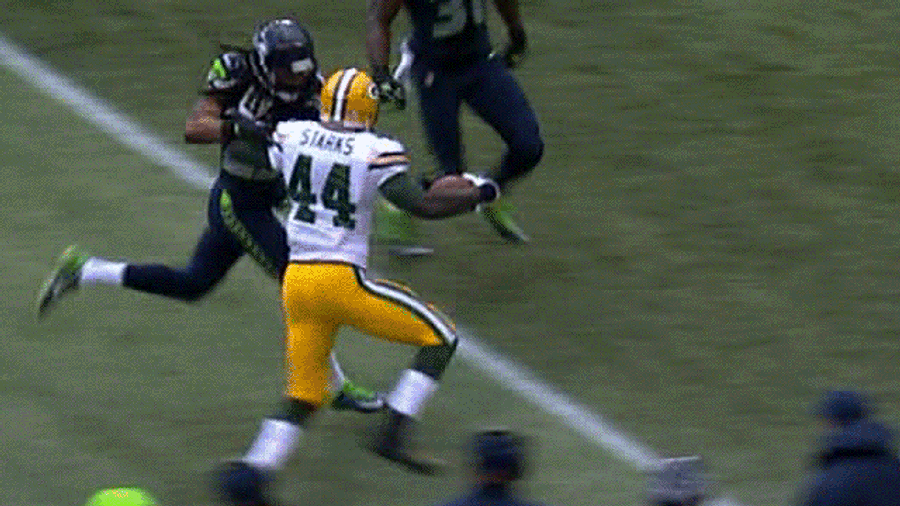 Richard Sherman Still In Game After Apparent Hyperextended Elbow