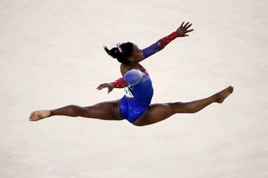 Practice Footage Shows That Taking A Year Off From Training Doesn't Matter When You're Simone Biles