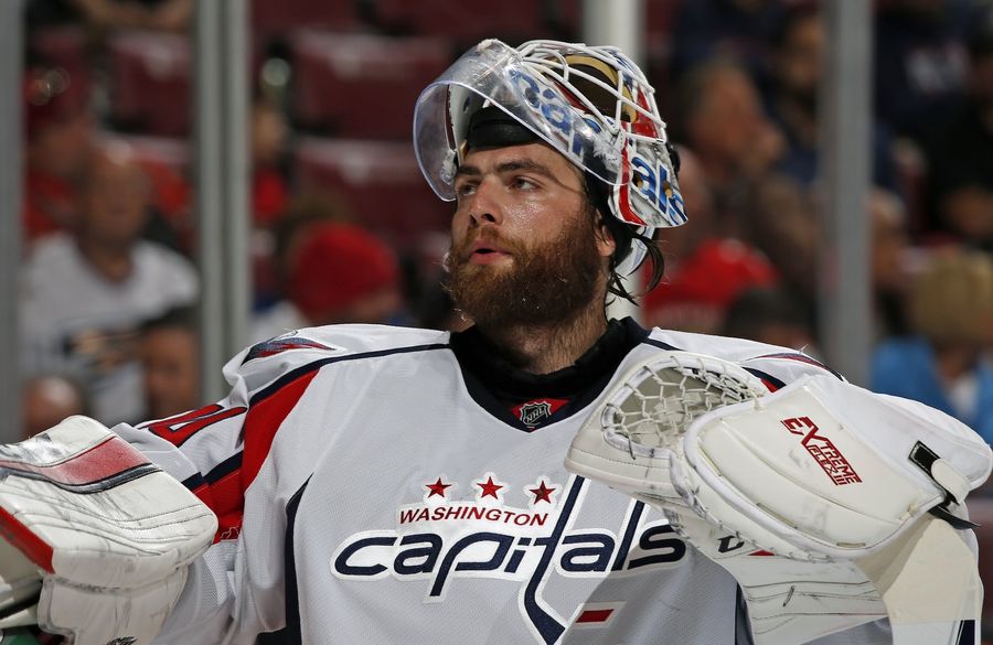 I Have No Idea How Braden Holtby Didn&#39;t Allow A Goal Here